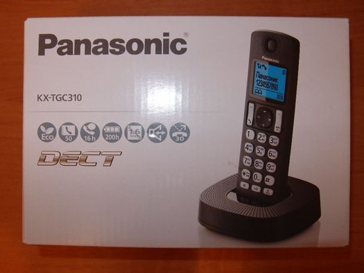Радиотелефон: "Panasonic KX-TGC310" .