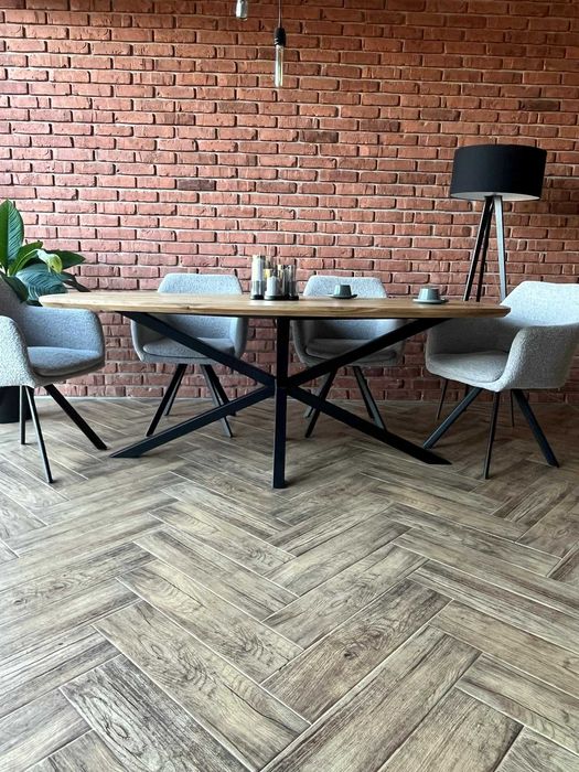 stół dębowy owalny 200x100 unikatowa krawędź nowość producent