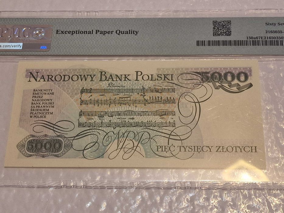 5000zł 1982 Chopin PMG67 !!