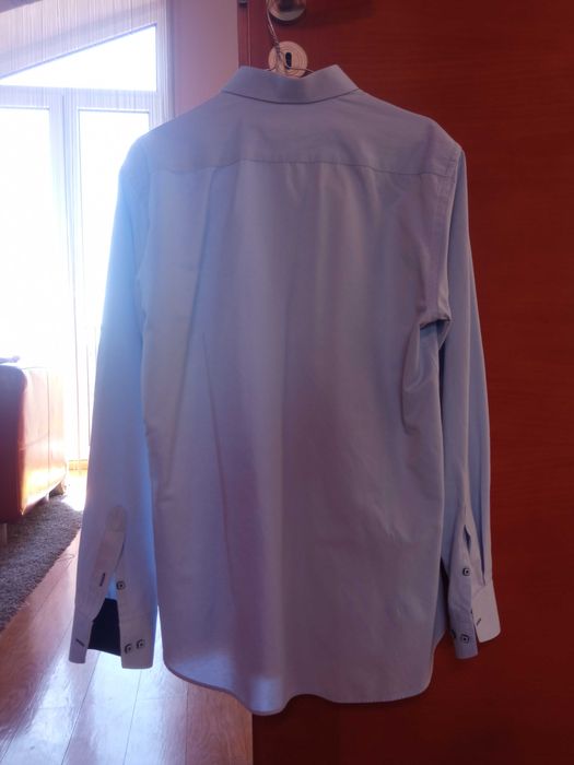 Koszula niebieska KONSUL slim fit - za darmo 180/185cm wzrostu