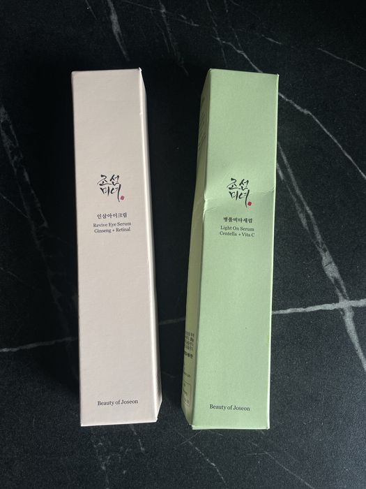 Крем, сыворотка Rejuran(10мл.) Beauty of Joseon (30мл.)