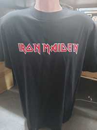 Koszulka t-shirt iron maiden logo zespół rock nowa rozmiar L uniseks