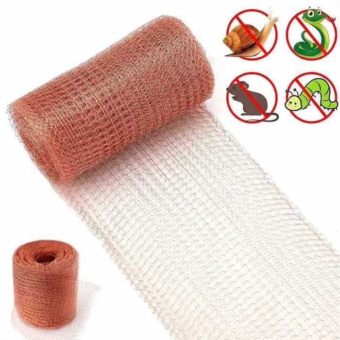 plecionka siatkowa -  miedziana