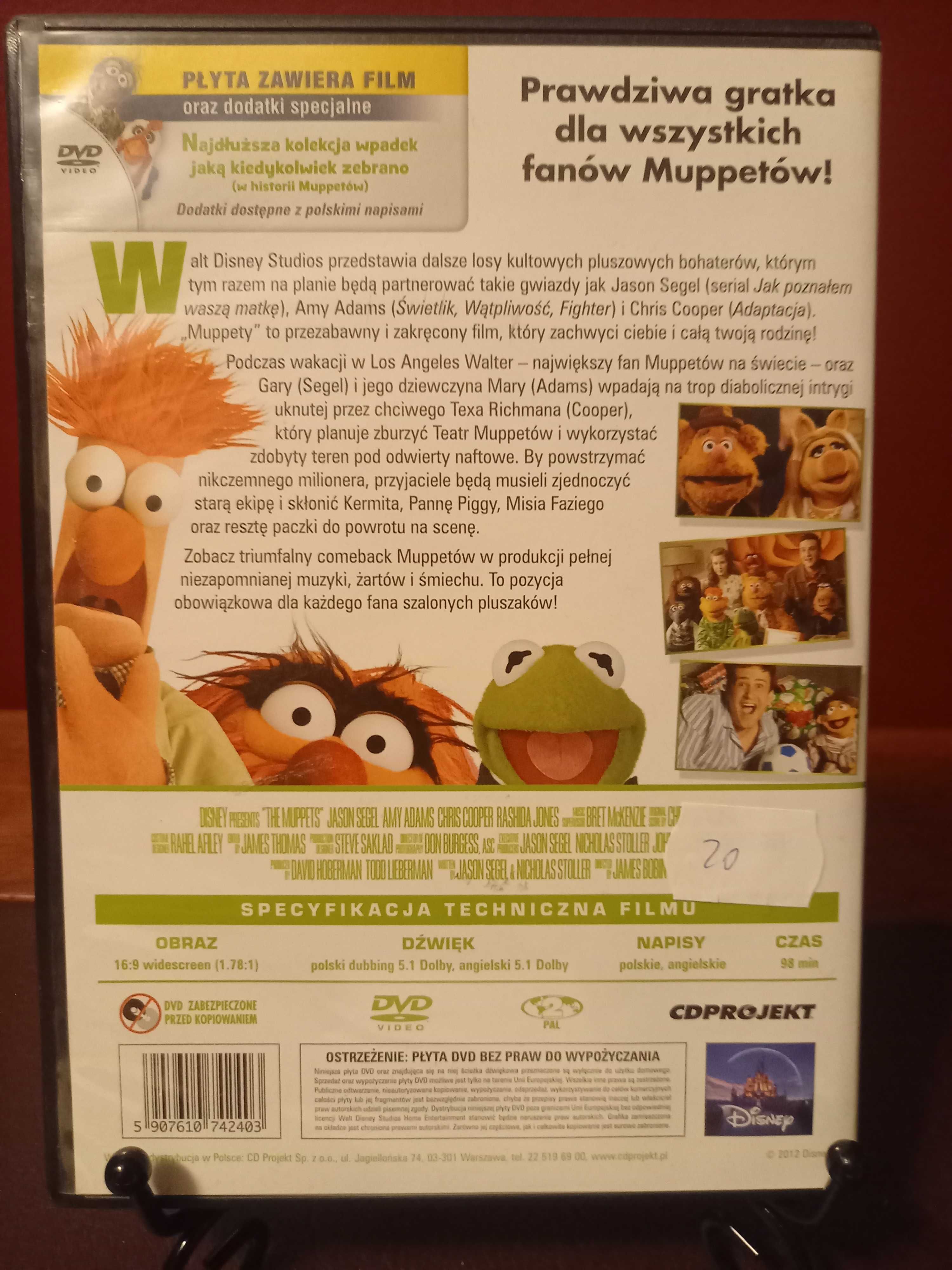 Muppety komedia roku dvd