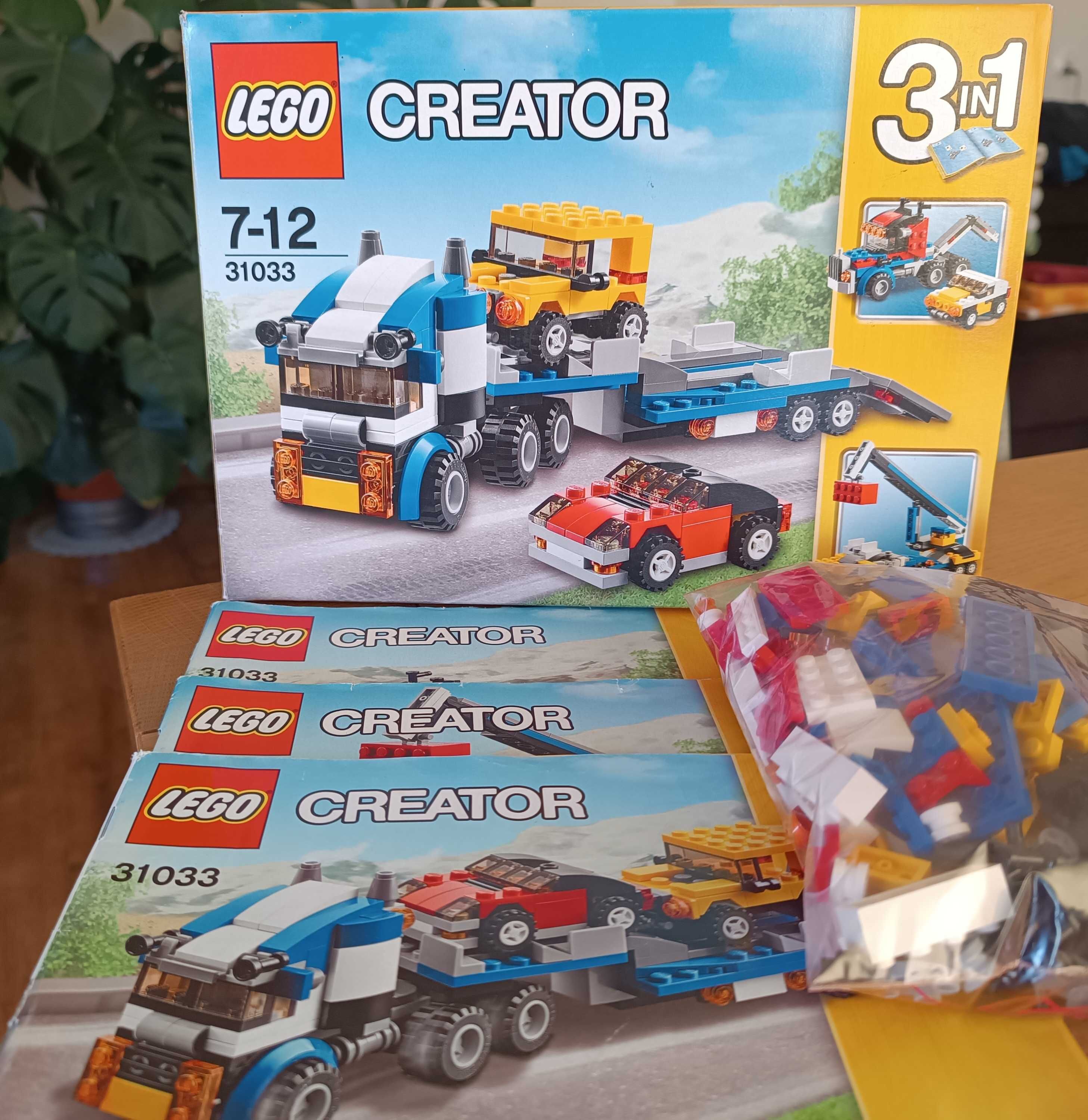 LEGO Creator 31033 Autolaweta Stan Idealny 3w1