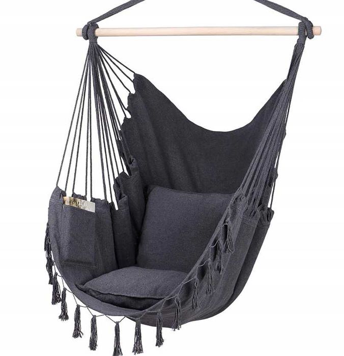 fotel wiszący krzesło brazylijskie boho galaxia + poduszki 150kg