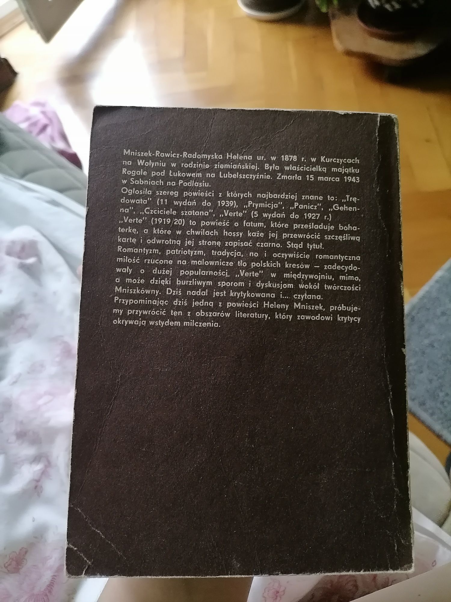 Książka Helena Mniszkówna "Verte"