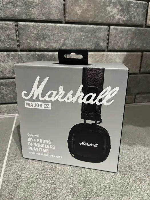 Безпровідні Навушники Marshall Major IV Black Brown Маршал Мейджор 4