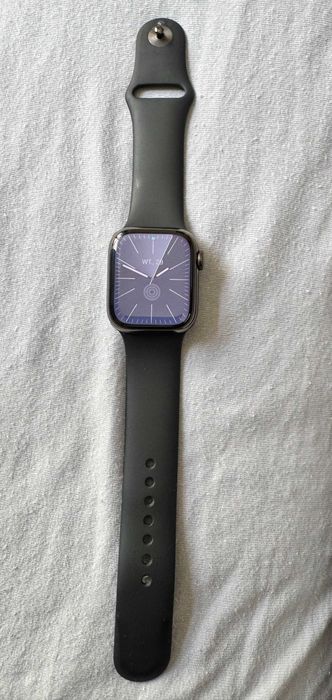 Apple Watch 9 GPS + Cellular 41mm stalowy mocny grafit
