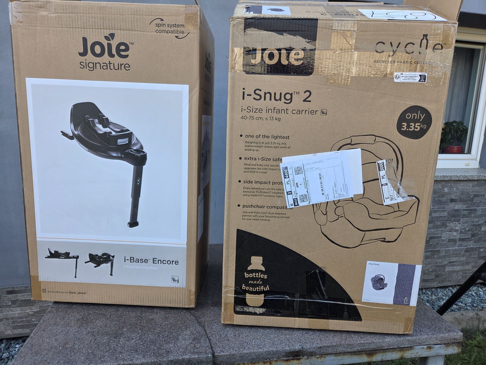 Fotelik Joie i-Snug 2 + baza  stan IDEALNY na gwarancji