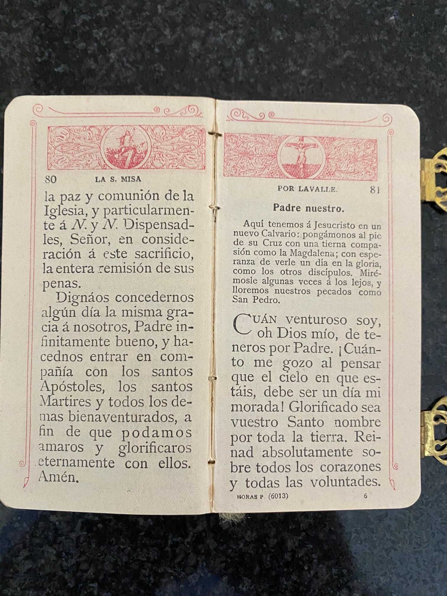 Livro de Orações antigo e raro