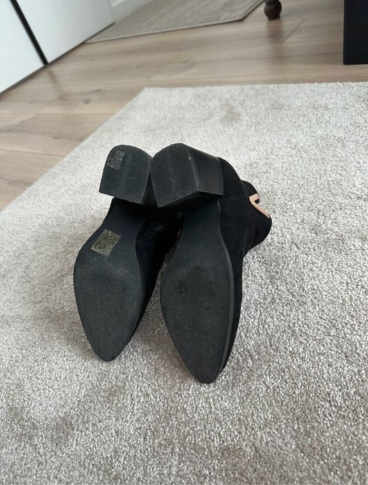 Bota de tacao em camurca - Seaside