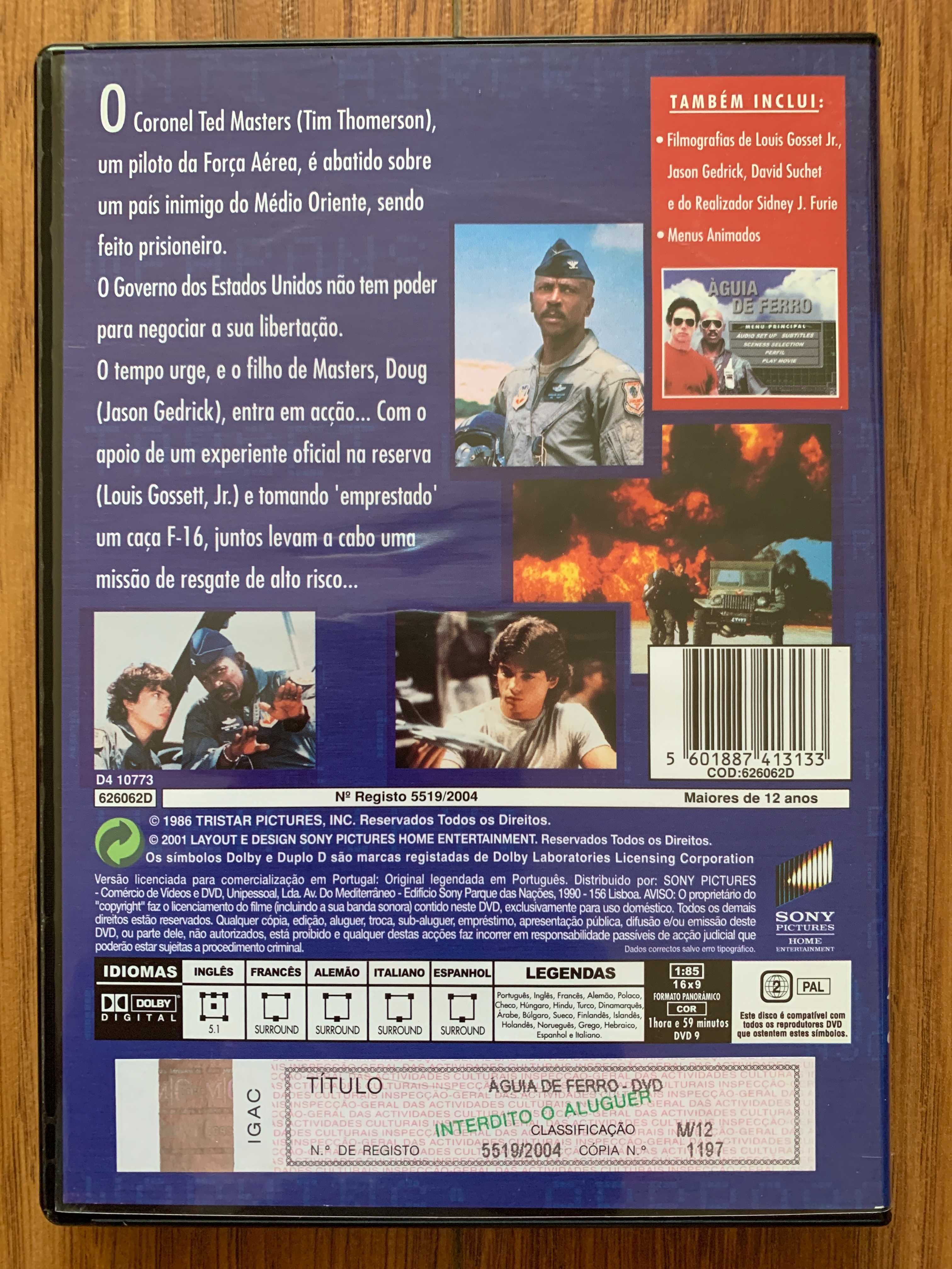 Águia de Ferro - dvd