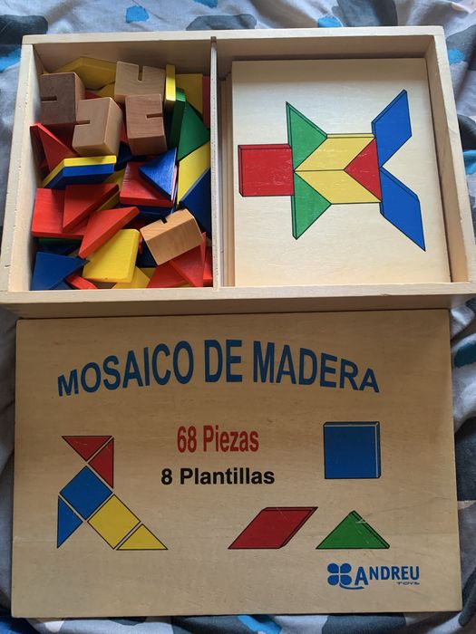 Jogo "Mosaicos de Madeira"