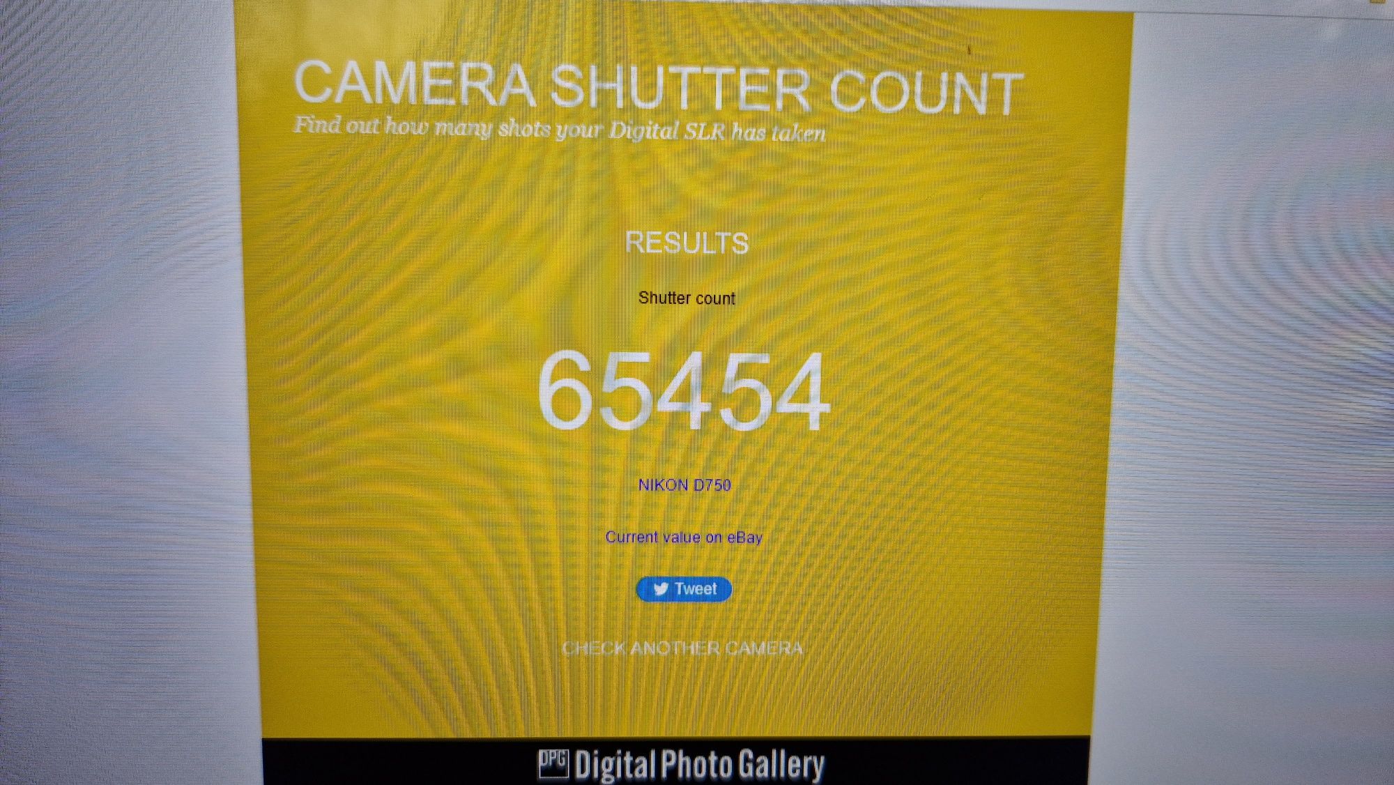 Aparat lustrzanka Nikon d750 przebieg 65tys zdjęć