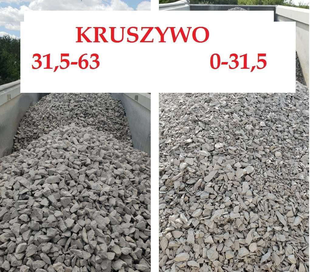 Kruszywo Drogowe z Dostawą 28 T, Kliniec, Tłuczeń, Grysy-OKAZJA!