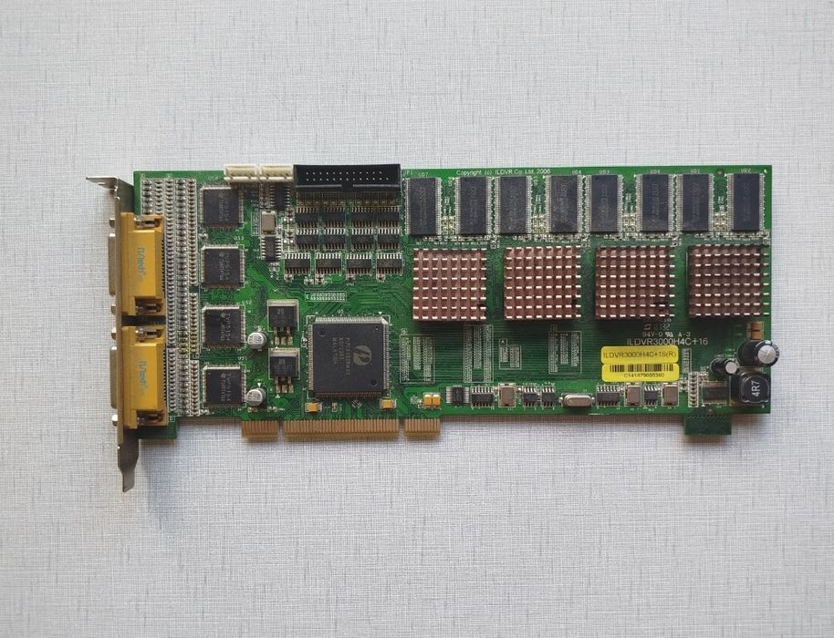 Плата видеозахвата ILDVR 3000H4C+16, б/у, рабочая.