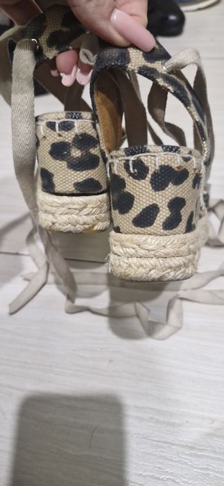 Letnie Buty Ralph Laureen panterka