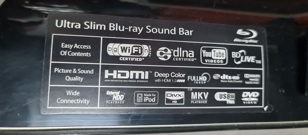 Sound Bar Sistema som