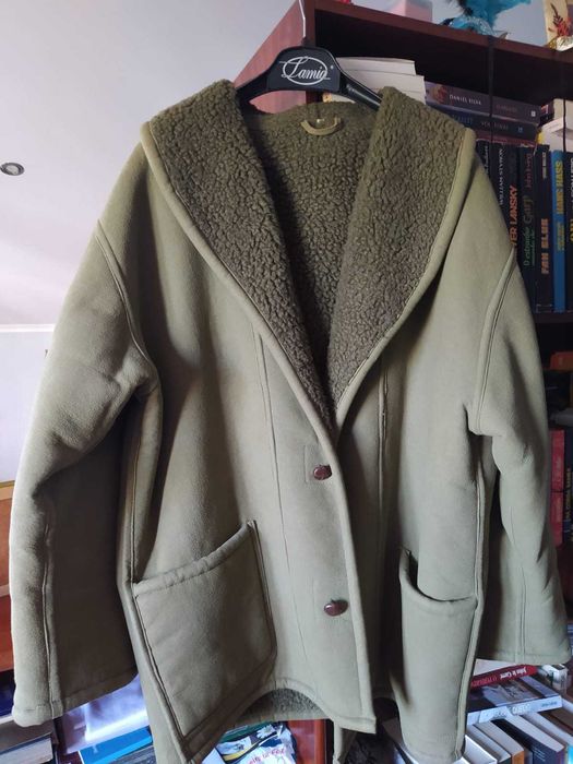 Casaco nobuk e interior pêlo carneiro senhora