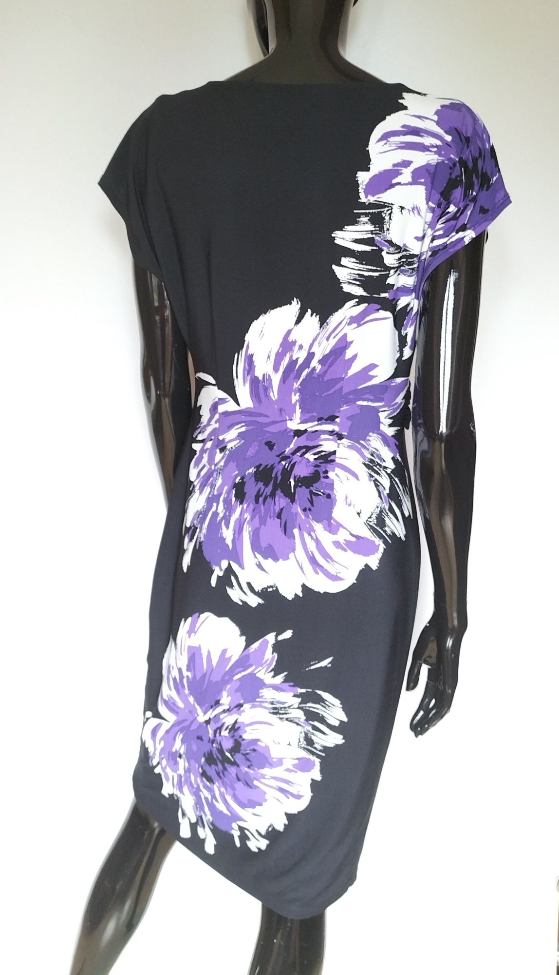 Dwuwarstwowa sukienka w kwiatowy print Precis