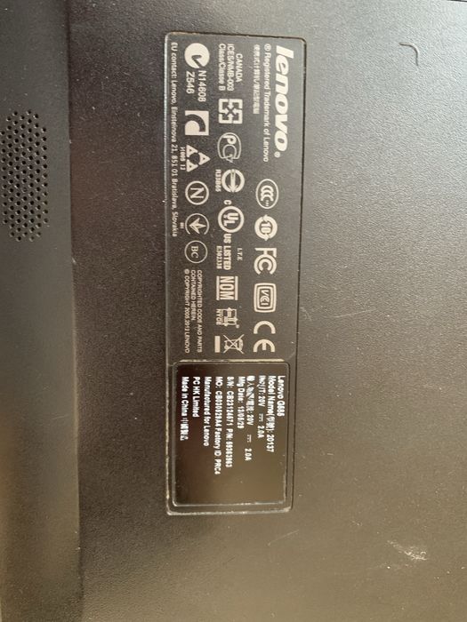 Ноутбук lenovo G585