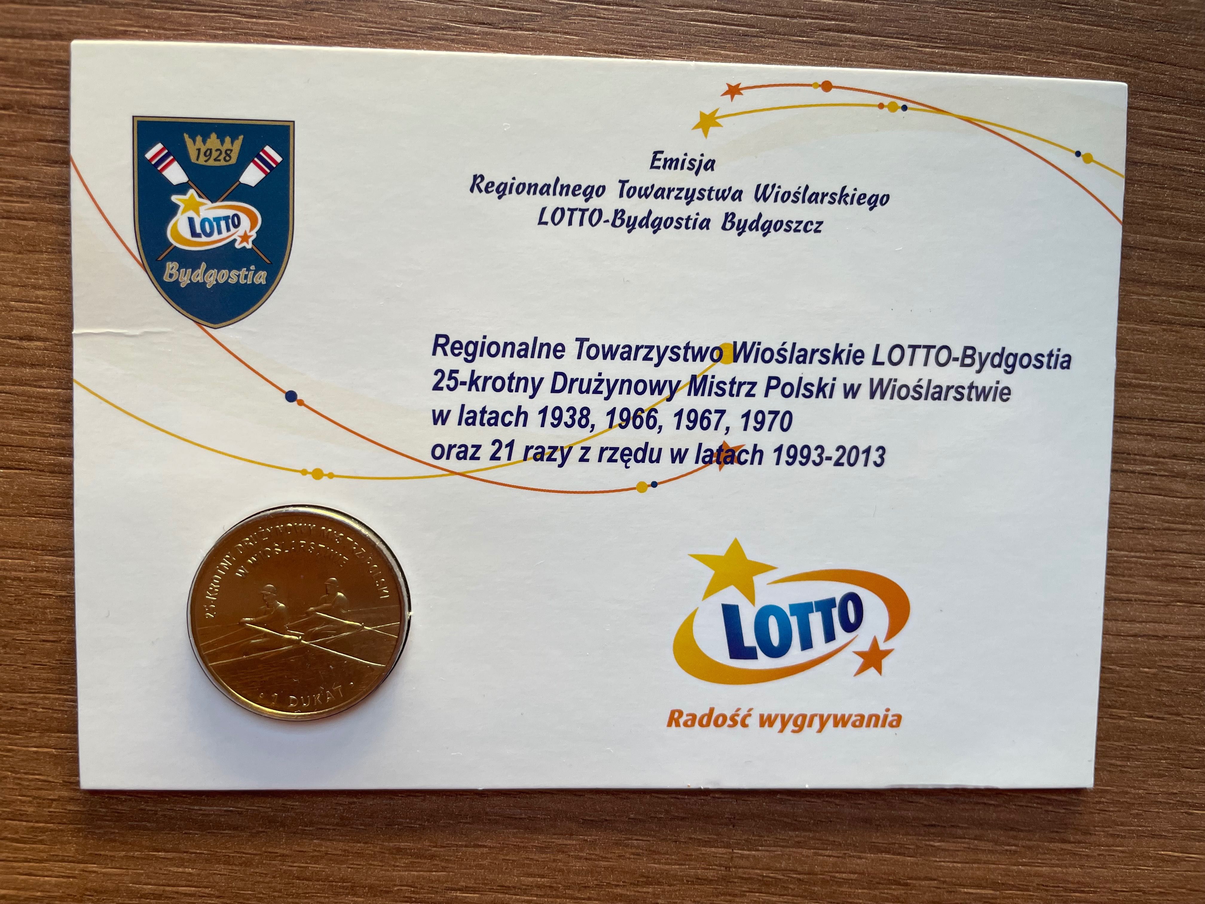 1 Dukat LOTTO Emisja Regionalnego Towarzystwa Wioślarskiego