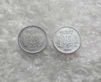 Не частые монеты 2 копейки 1993, 1994 / 2 копійки 1993, 1994