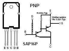 1-Par Sanken SAP16P SAP16N SAP16PY SAP16NY TO-3P TO3P ( Novo )