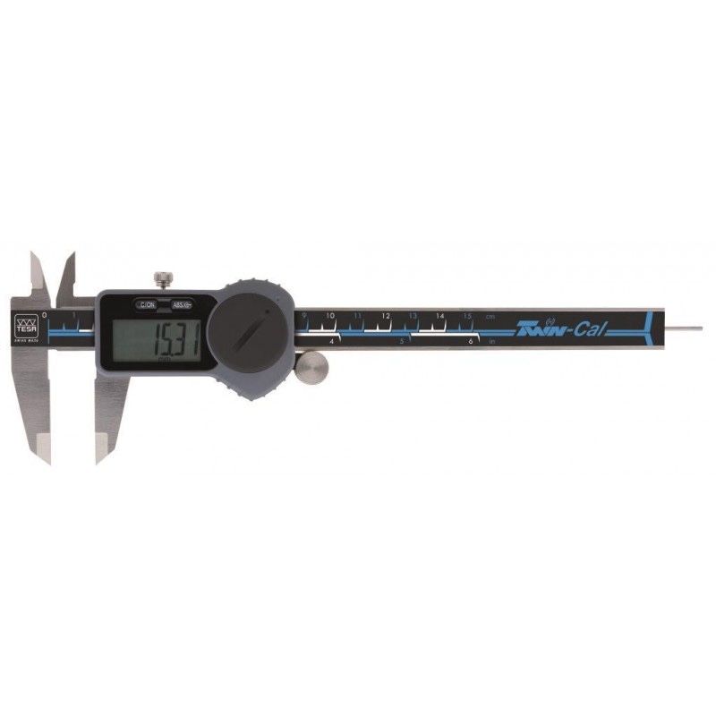 Suwmiarka Elektroniczna TWIN-CAL IP40 150 Mm Z Rolką TESA
