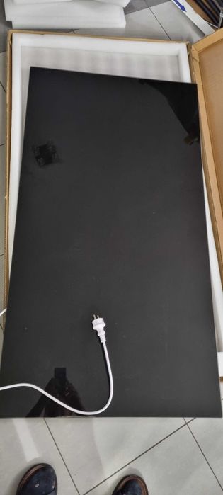 Panel elektryczny SZKLANY czarny Sundirect GD Plus 800W grzejnik