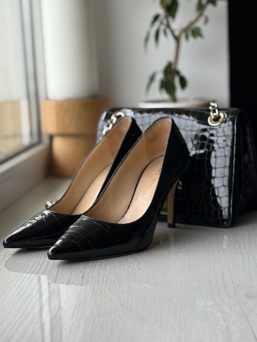 Сумочка + туфлі лакові