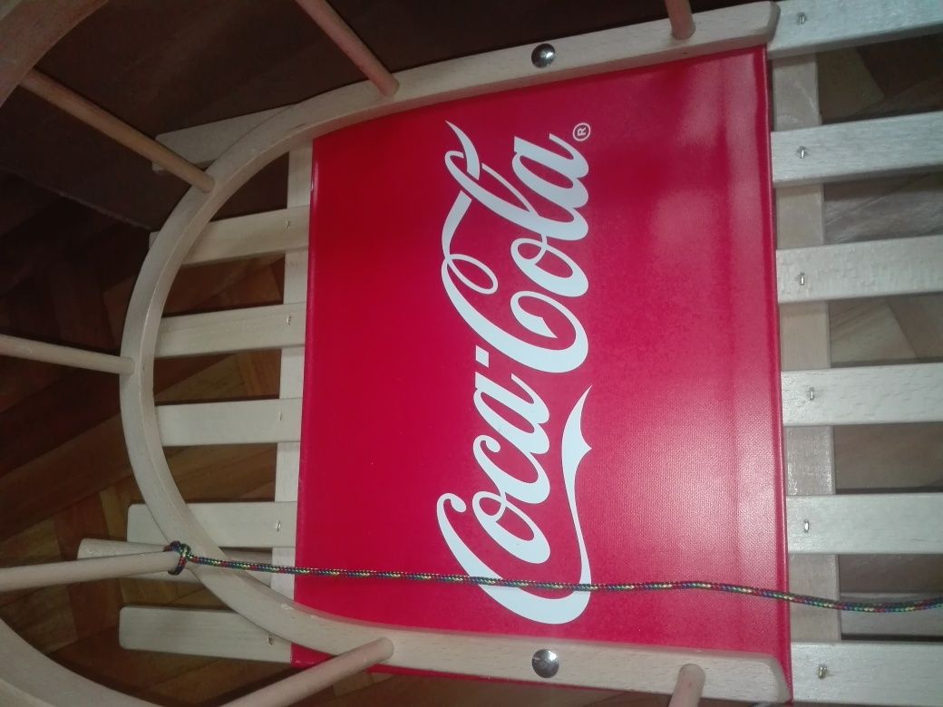 Oryginalne licencjonowane sanki Coca-Cola NOWE