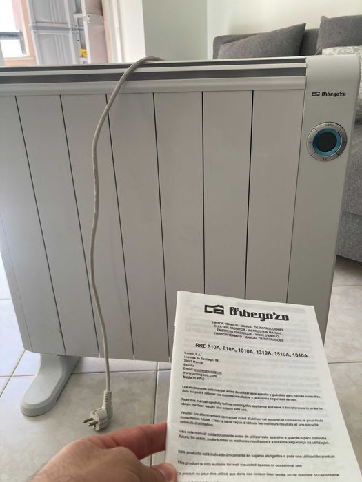 Emissor térmico Orbegozo, aquecedor, usado muito poucas vezes.