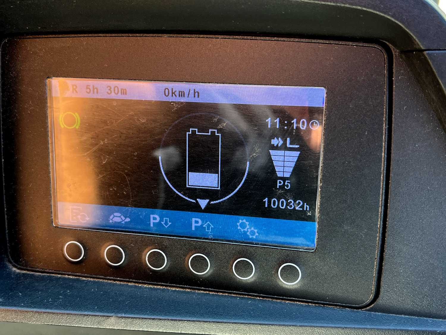 Wózek widłowy elektryczny Jungheinrich EFG216K 3,3m duplex wolny skok