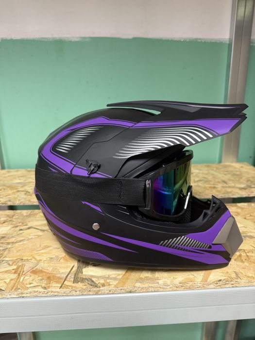 Мотошолом шлем для мотоцикла шолом мотоекіп кросовий єндуро