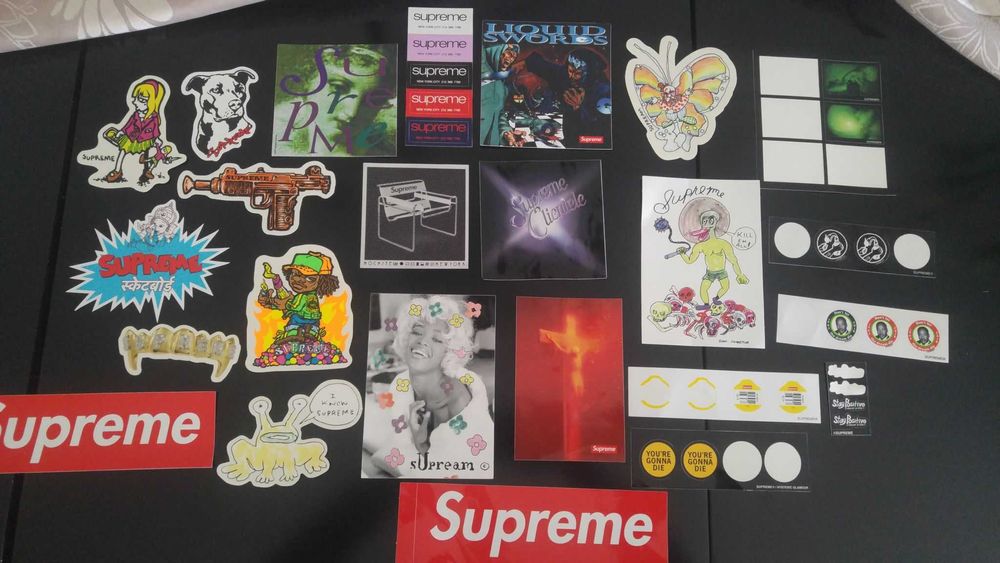 supreme vlepy,Naklejki