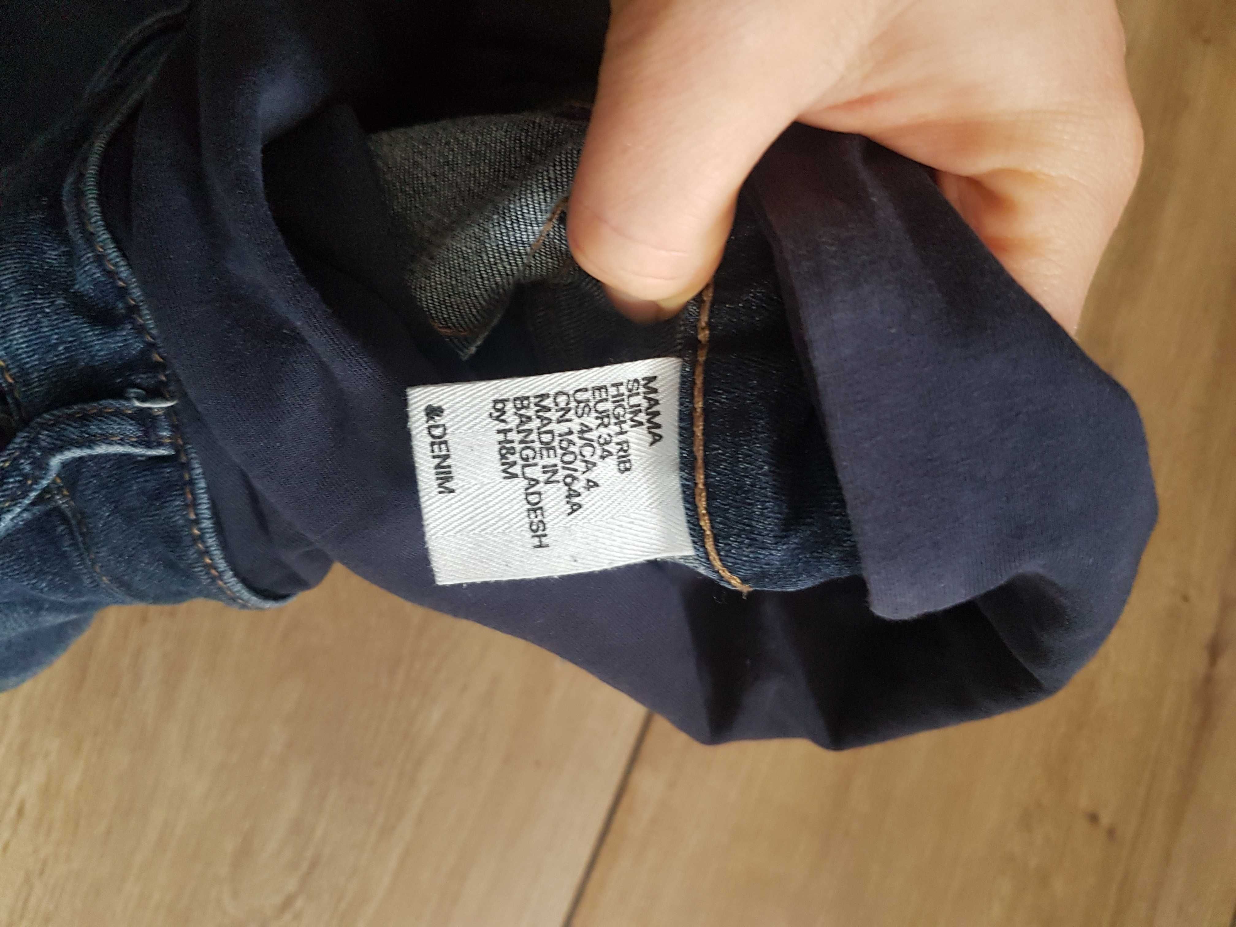 Spodnie ciążowe denim 34