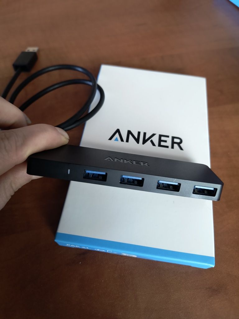 Hub koncentrator danych 4 port USB 3.0 ultra slim
