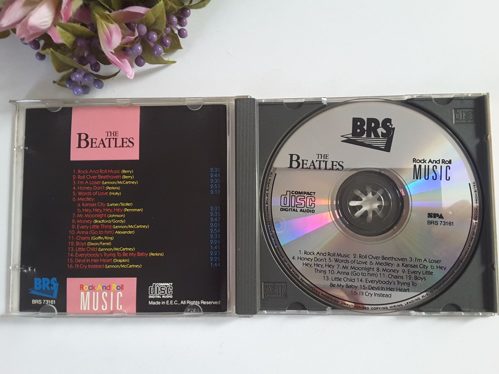 Płyta CD z przebojami The Beatles