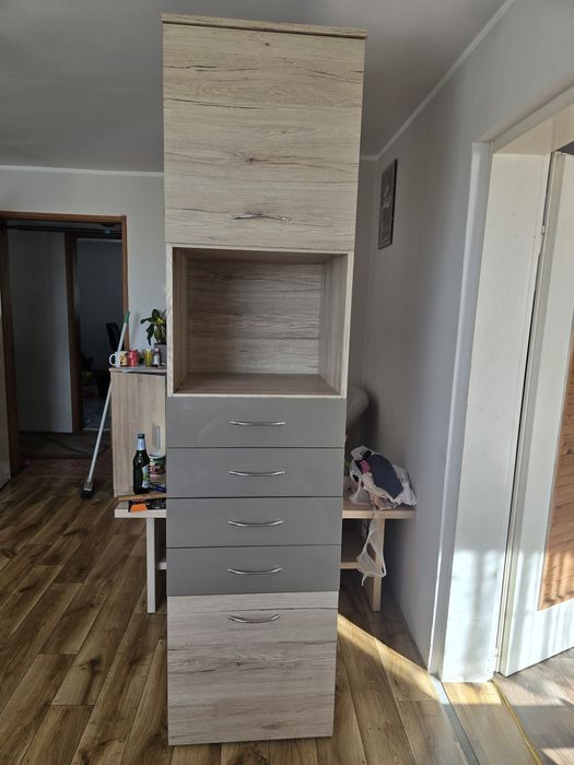 Słupek witryna dąb sonoma