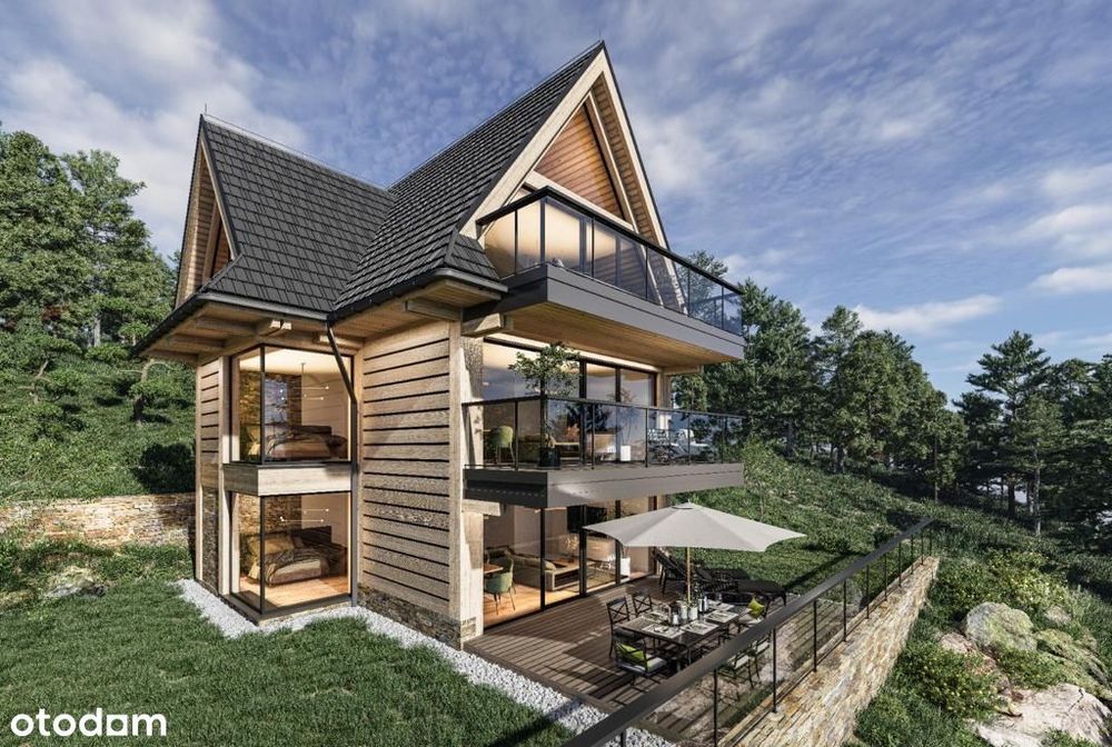 Luksusowy Dom na Szczycie Gubałówki z Widokiem na Tatry