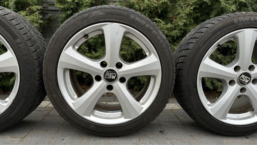 opony 2022 koła OZ 5x120 bmw 225/45 alufelgi r17 felgi msw zima