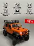 Машинка на радиоуправлении MN-128 Джип Wrangler 1:12