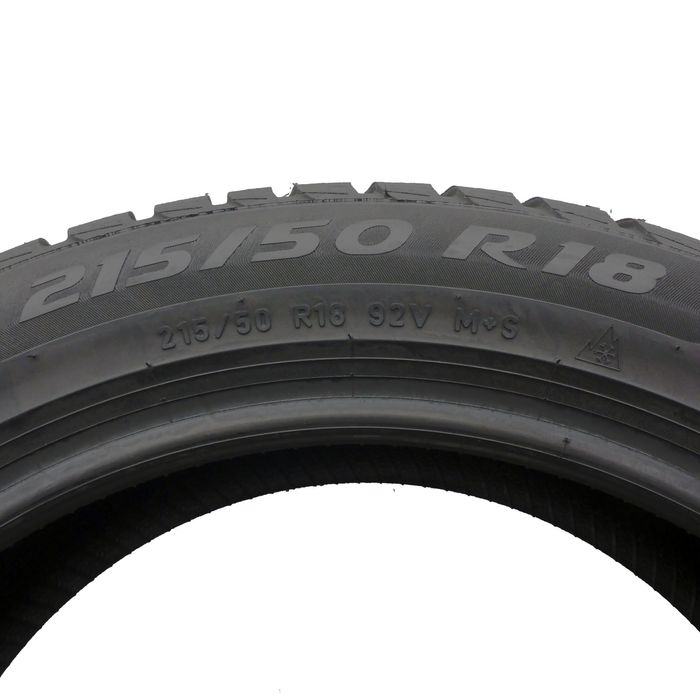 Opony 215/50/18 Pirelli 215/50R18 92V Zimowe 2019 7.2-7.5mm Jak Nowe