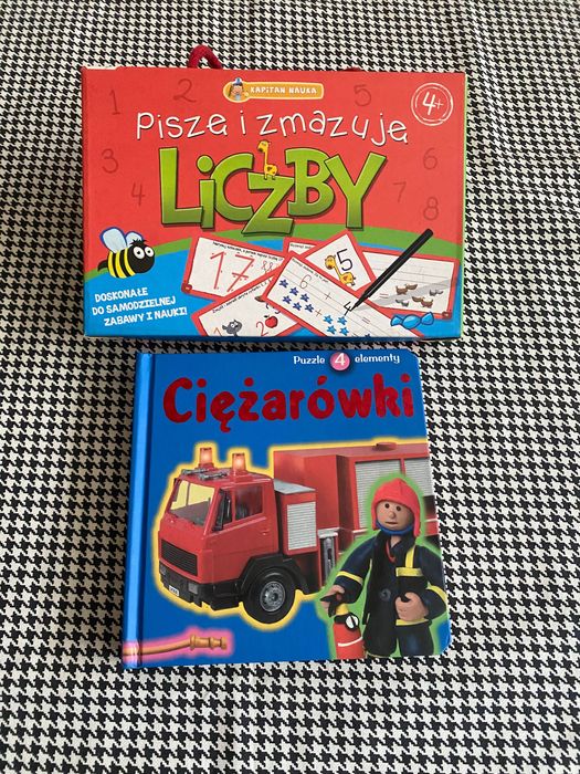 Zestaw do nauki liczenia i książeczka z puzzlami dla 2-4 latka