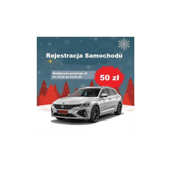 Rejestracja Samochodów - Świąteczna Promocja