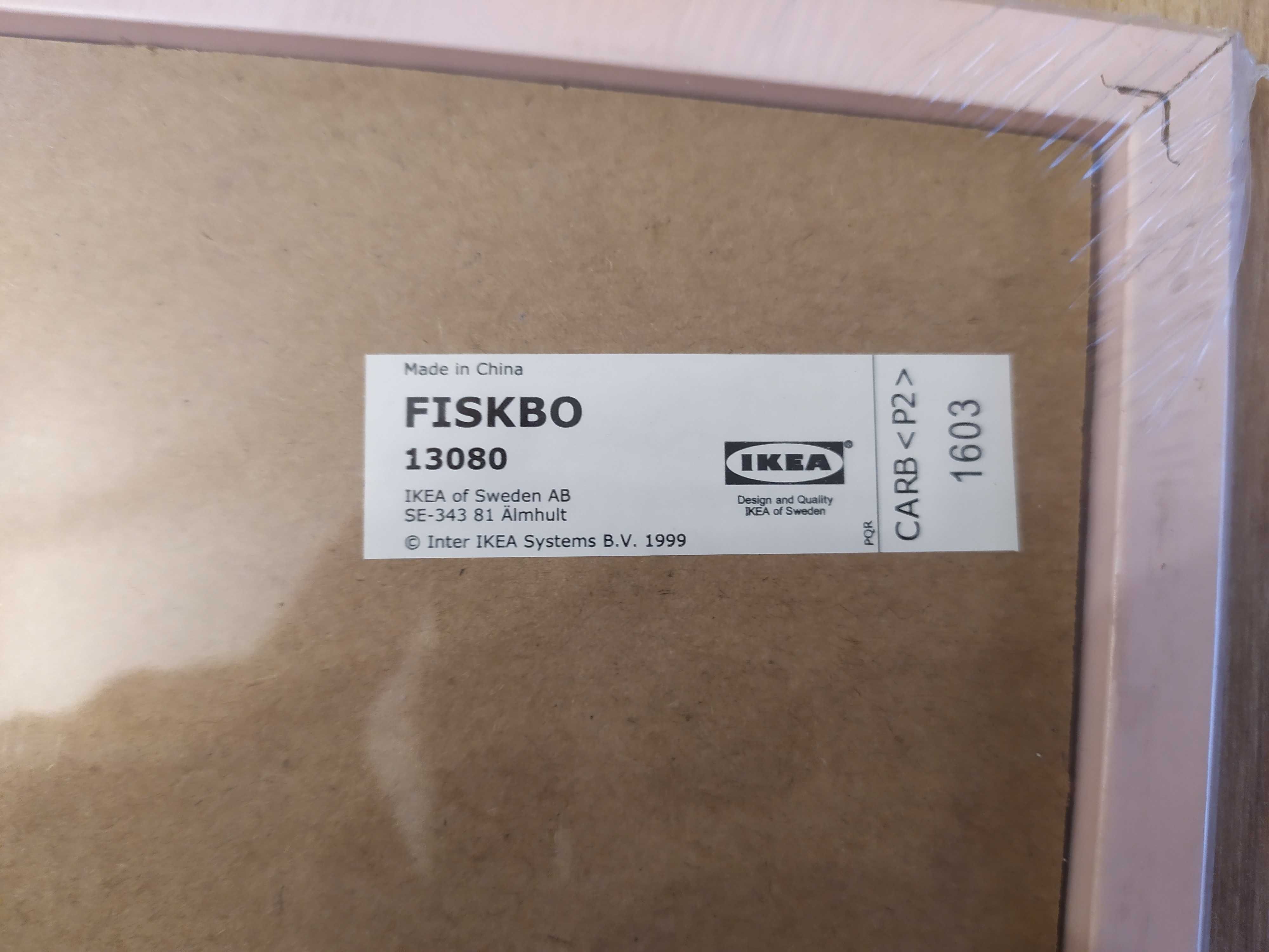 Ramka 30x40 FISKBO Ikea Różowa