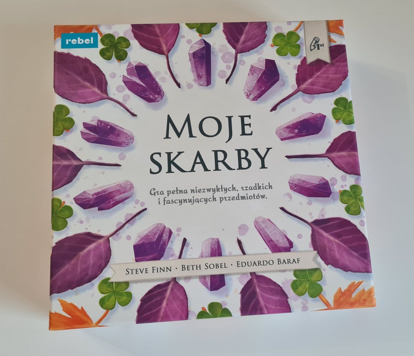 Gra strategiczna Moje skarby , nowa beż folii