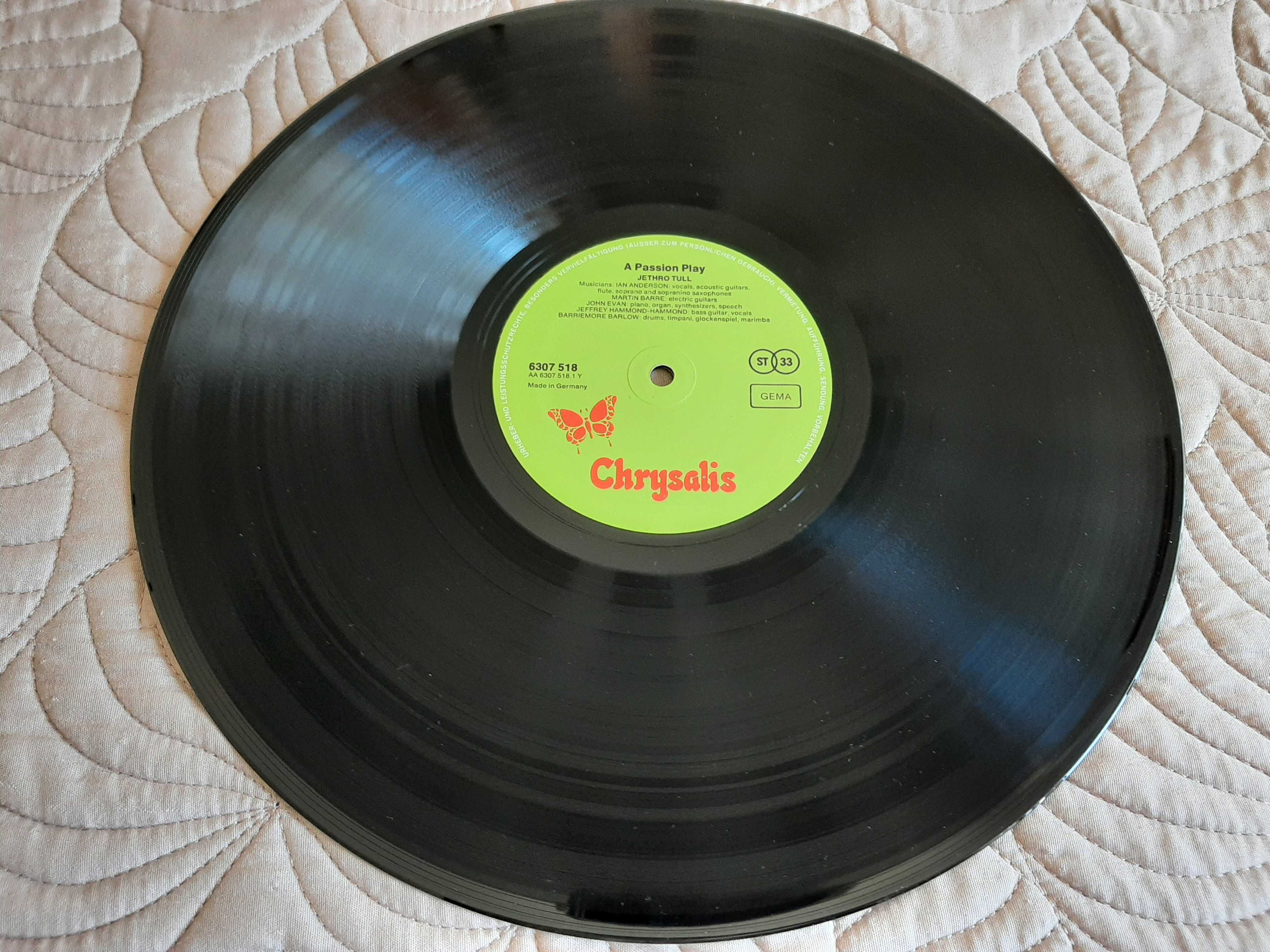 Jethro Tull - A passion Play - Germany - Vinil LP